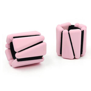 UBENCH ADJUSTABLE WRIST / ANKLE WEIGHTS 1KG PAIR - PINK