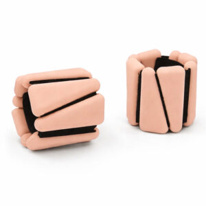 UBENCH ADJUSTABLE WRIST / ANKLE WEIGHTS 0.5KG PAIR - PEACH